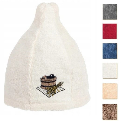 Kapelë saune Under Armour SAUNA CAP COTTON, pambuk, një masë, gri