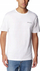 Bluzë Columbia CSC Basic Logo SS Tee, pambuk poliester, për burra, e bardhë