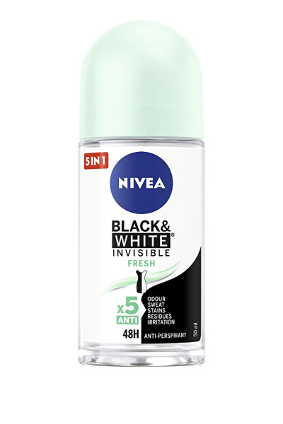 Antisepirant roller Nivea Fresh Black & White 50 ml