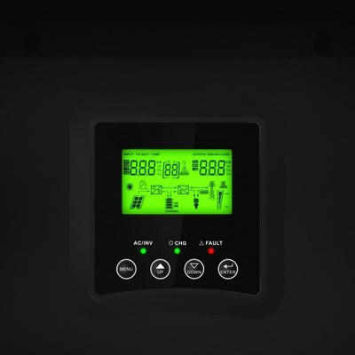 Inverter diellor Green Cell MPPT, 24VDC, 3000W, valë sinusi e pastër, i zi