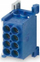Bllok shpërndarës MOREK MAG25-2, 4x25mm², 400V, blu