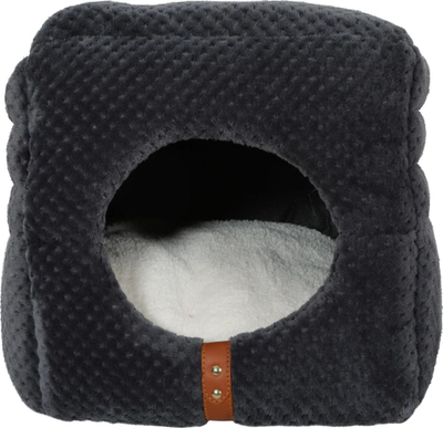 Shtrat për mace Zolux Paloma 2 në 1, 35x35x35 cm, jastëk që hiqet, gri
