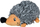 Lodër për qen Trixie Plush Hedgehog, 12 cm, pelush, gri