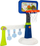 Set basketbolli për kalamoj, tabelë me kosh, top me pompë, shumëngjyrësh