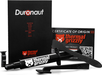 Pastë termike Thermal Grizzly Duronaut, 6g, për CPU dhe GPU, gri