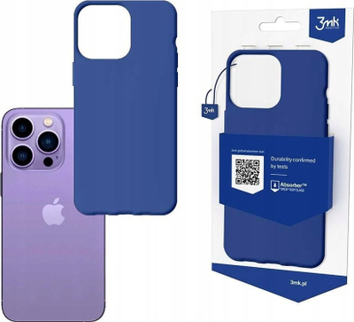 Mbështjellës 3mk Matt Case për iPhone 14 Pro, TPU, blueberry