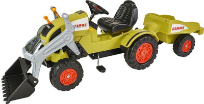 Makinë lodër me pedale Smoby Claas Celtis Loader 56553, me rimorkio, jeshile