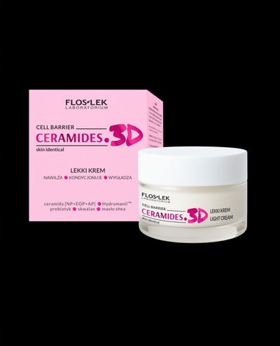 Krem fytyre Floslek Ceramides 3D Light, hidratues, 50ml