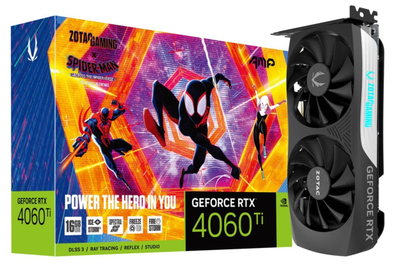 Kartë grafike Zotac NVIDIA GeForce RTX 4060 Ti, 16 GB GDDR6, ZT-D40620F-10SMP