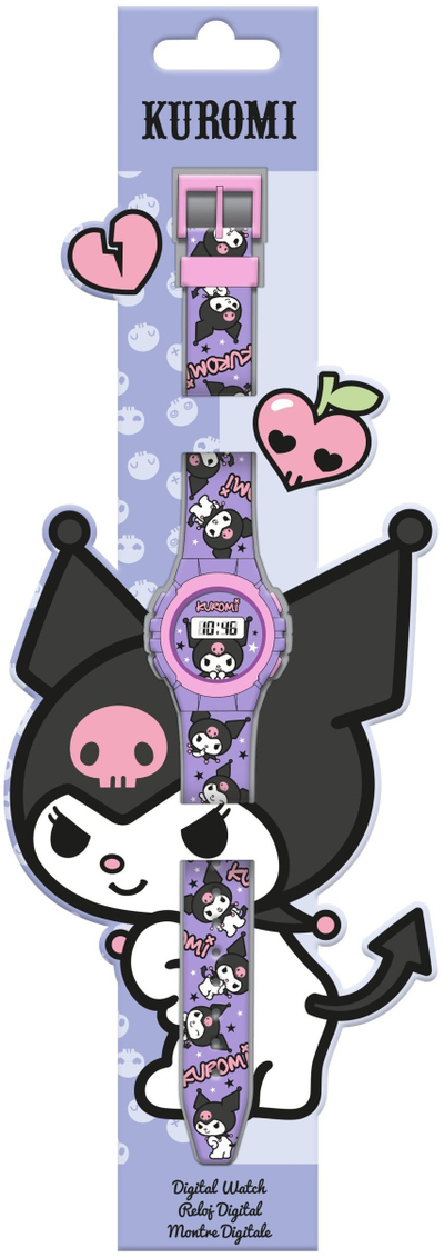 Детски часовник Kids Licensing Hello Kitty Kuromi, аналоген, шарен