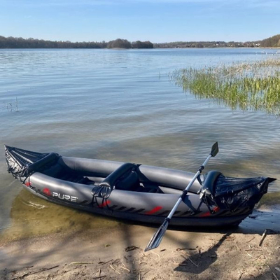 Kayak i fryshëm Pure2Improve XPRO Pure4Fun 325 cm, 2 persona, PVC, jeshil