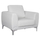 Kolltuk KENZIE, PU, 89×81×81 cm (HM3121.12), bardhë