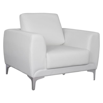 Kolltuk KENZIE, PU, 89×81×81 cm (HM3121.12), bardhë