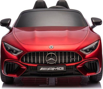 Makina elektrike për fëmijë Lean Cars Mercedes AMG SL63, 24V, me telekomandë, e kuqe metalike