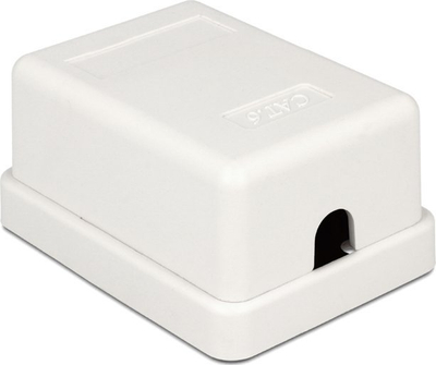 Kuti dalje rrjeti DeLOCK 86248, RJ45, Cat 6, e bardhë