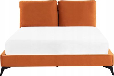 Shtrat Beliani Melle, velvet, 140 x 200 cm, portokalli