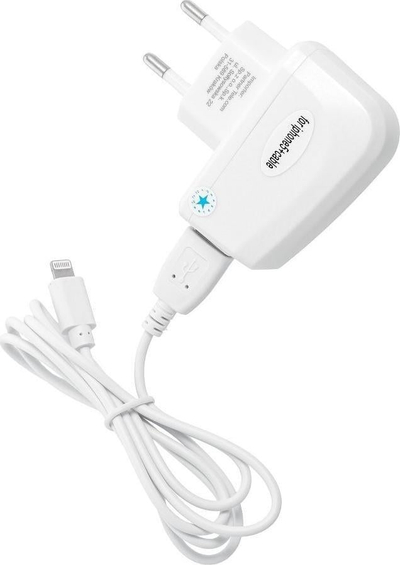 Karikues Lmobile për iPhone 5 gjer te X, me Lightning, i bardhë