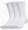 Çorape sportive Adidas, set me 3 palë, të gjata, të bardha