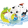 Rreth noti për kalamoj Swimming Ring Animals, krokodil, 4-8 vjeç, jeshil
