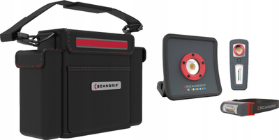Dritë pune SCANGRIP 49.0220 DETAILING KIT ESSENTIAL, pa karikues, me USB Type C, portokalli