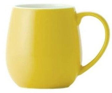 Filxhan porcelani Origami Aroma Barrel, 320 ml, i verdhë