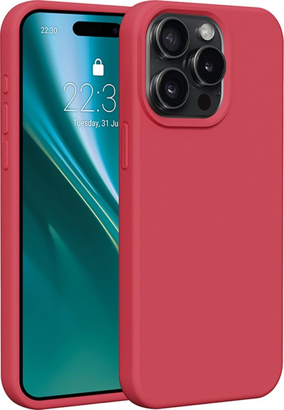 Maskë Etteri Silicone Case, për iPhone 15 Pro Max, rozë