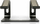 Mbajtëse laptopi Port Designs Ergonomic 901103, për 10\" deri 15.6\", alumin, gri