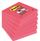 Самолепливи белешки Post-it Super Sticky, 76 x 76 mm, розова