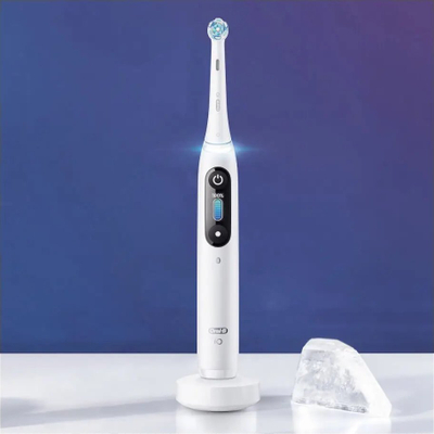Furçë dhëmbësh elektrike Oral-B iO Series 8N, me bateri të rikarikueshme, e bardhë