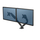 Mbajtëse për dy monitorë Fellowes Platinum Series, 17-27", 9kg, e zezë