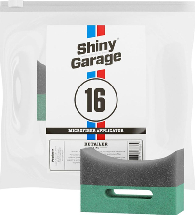 Aplikator për goma Shiny Garage Bi-Color Tire Applicator Pad, sfungjer universal, 1 copë, i zi me portokalli