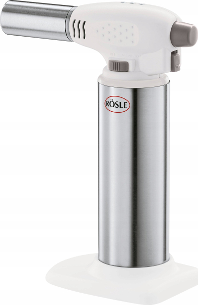Brusnik kuzhine Rösle, çelik inox, rimbushje me gaz butan, argjendtë e bardhë