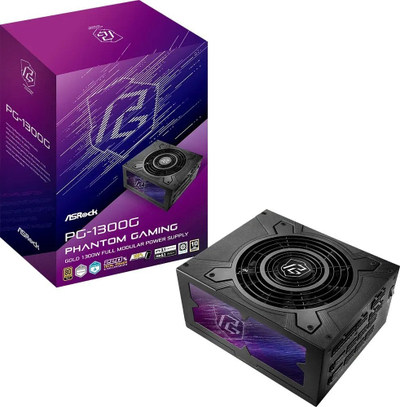 Adapter kompjutri Asrock 90-UXP130-GFEAAB, i vogël, i zi