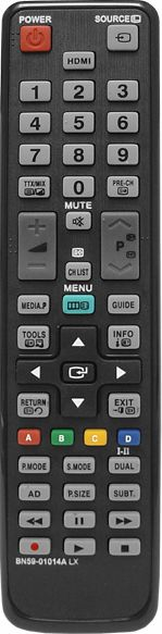 Telekomandë zëvendësuese Samsung BN59-01014A, për TV LCD LED Plasma, universale, e zezë