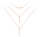 Qafore Troli Triple Rose Gold