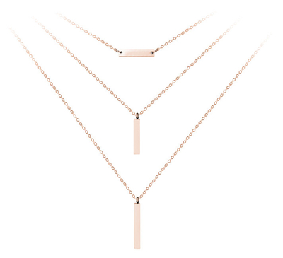 Qafore Troli Triple Rose Gold