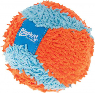 Lodër top për qen Chuckit Indoor Ball, i butë, për përdorim brenda në shpi, portokalli