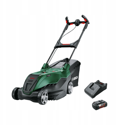 Prerëse bari pa kabllo Bosch AdvancedRotak 36V 44-750, 44cm, bateri 6.0Ah, e gjelbër