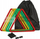 Shkallë stërvitje Maxwel Triangles, palosëse 4 m, set 6 trekëndësha, shumëngjyrëshe