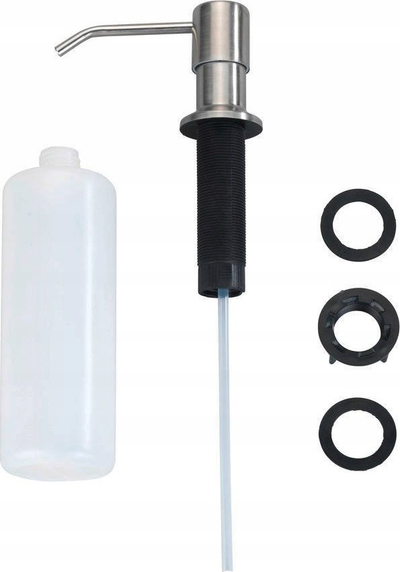 Dozator sapuni Wenko Monti, 400ml, argjend mat