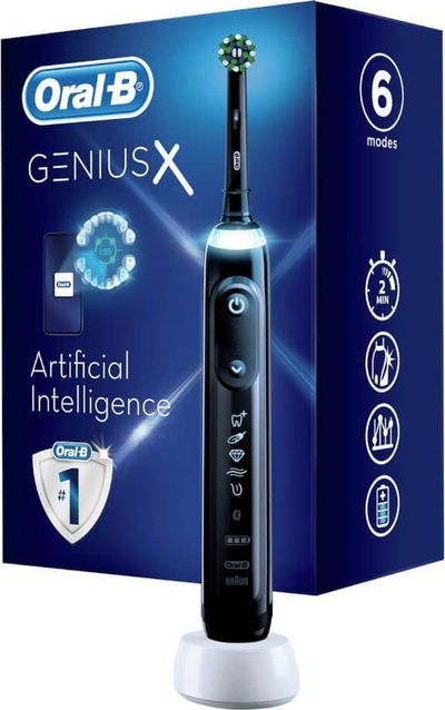 Furçë dhëmbësh elektrike Oral-B Genius X, e zezë