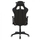 Karrige gaming SPEED me mbështetëse këmbësh, 68×71.5×134 cm (HM1063.01), zezë/ bardhë