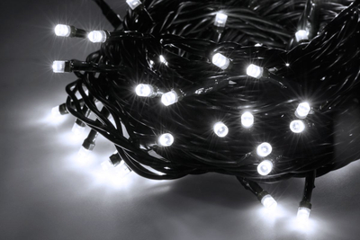 Drita zbukuruese LED Christmas Lighting for Tree, 10m, 100 LED, e bardhë e ftohtë