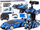 Lodër makinë-robot me telekomandë Leantoys, 1:10, që shndërrohet, blu metalike