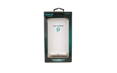 Karikues wireless Spacer SPAR-WCHG-01, 10W, stand vertikal, i zi