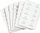 Inserta kartoni për badge Durable BADGEMAKER, 54x90mm, letër 150gsm, të bardha