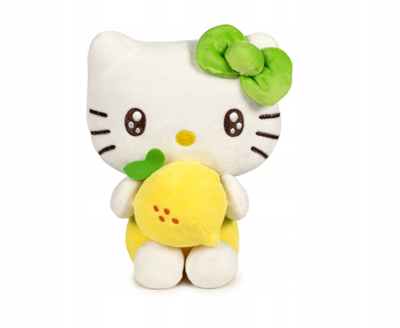 Lodër plushe Hello Kitty Macedonia Lemon, 32cm, me limon, bardh e verdh