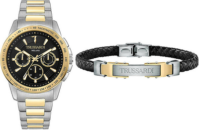 Set orë dore + byzylyk Trussardi T-Hawk R2453153003