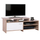 Komodë për TV Scott 123×39,5×35,5-45,5 cm (HM8766.01), bardhë