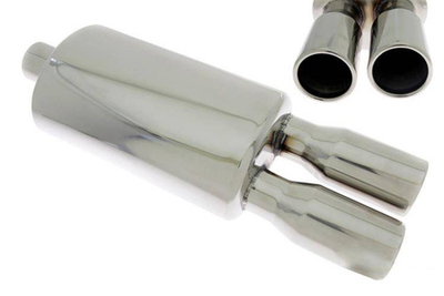 Sustë fundore TurboWorks End Muffler, hyrje 76mm, dalje 63.5mm, inox